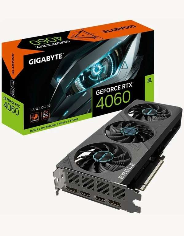 Видеокарта Gigabyte RTX4060 EAGLE OC 8GB