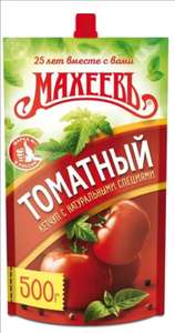 Махеев кетчуп томатный, 500 г