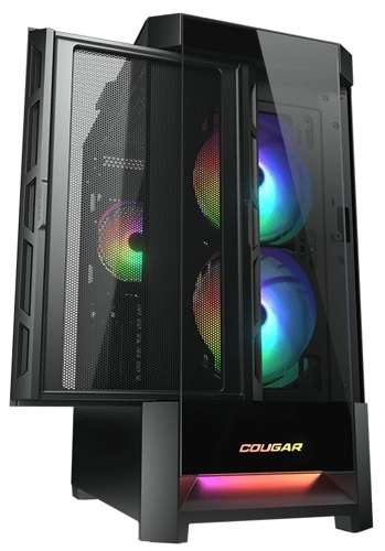 Корпус Cougar Duoface RGB (385ZD10.0011), черный