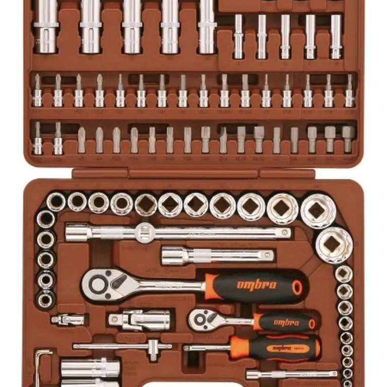 Набор инструментов универсальный, 94 предмета Ombra (цена с WB картой)