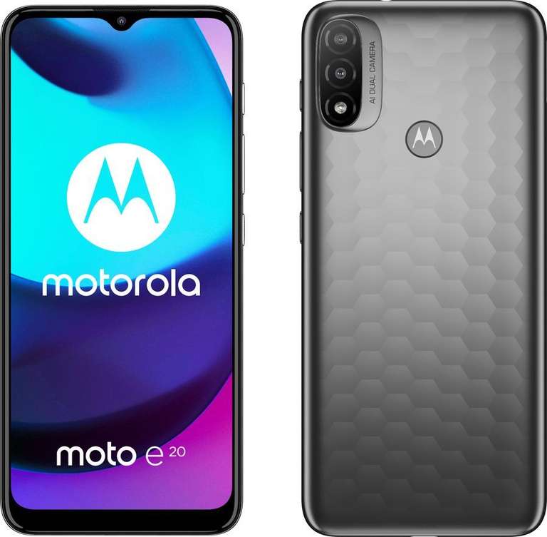 Смартфон Motorola Moto e20 2/32Gb, XT2155-8, серый