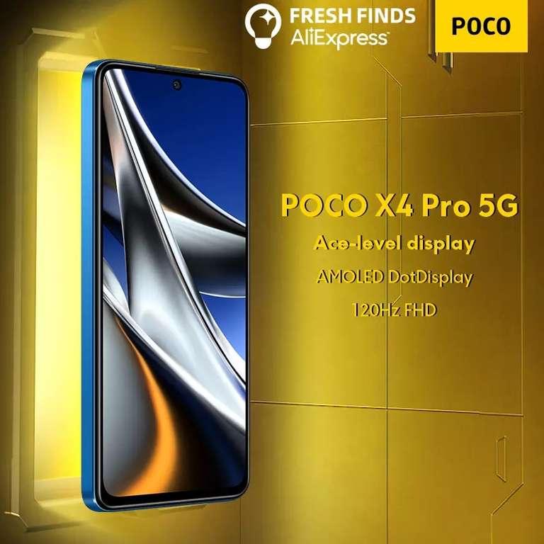 Смартфон POCO X4 PRO 6/128 (NFC, Snap 695, 120 Гц, 67 Вт, 5000 mAh)