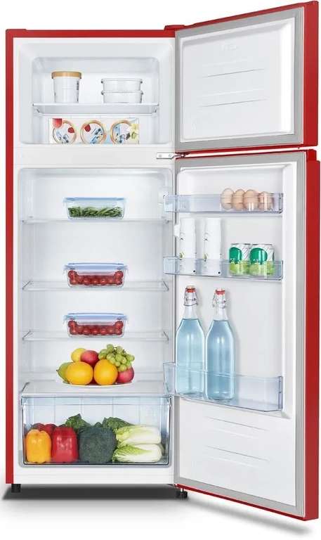 Холодильник Hisense RT267D4AR1 красный двухкамерный, 143 см, А+ (по Ozon карте)