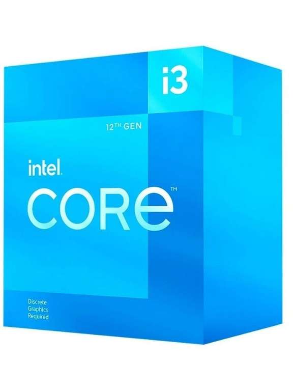 Процессор Intel Core i3-12100F BOX BX8071512100F