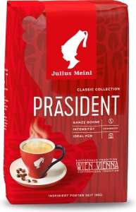 [СПБ] Кофе зерновой JULIUS MEINL Prasident натуральный жареный, 500г