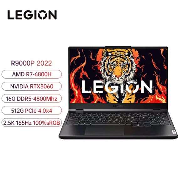 16" Ноутбук Lenovo Legion 5 Pro R7-6800H RTX3060 2,5 K 165 Гц 16+512 Гб