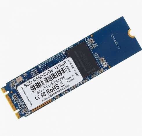SSD диск AMD Radeon R5 / 120Гб/M.2 2280/Sata III [R5M120G8]