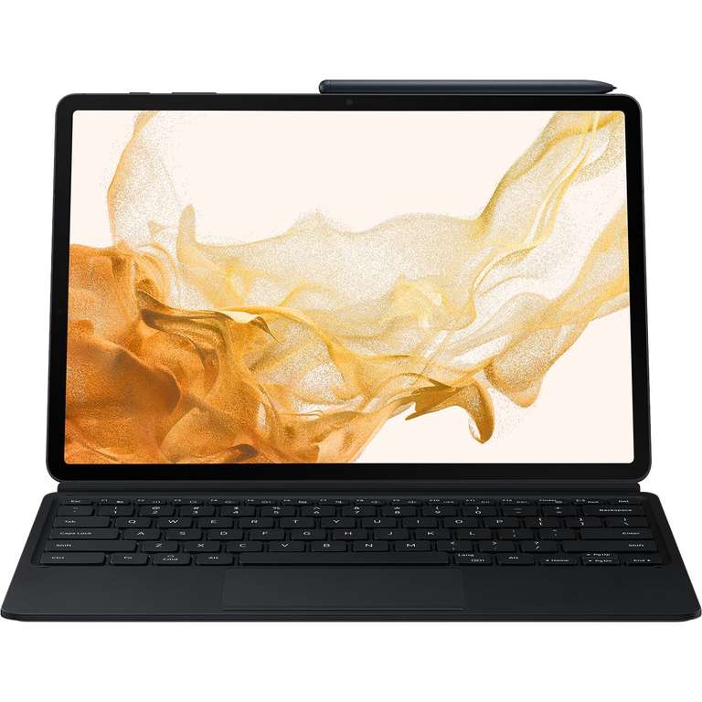 Чехол для планшетного компьютера Samsung с клавиатурой Tab S8+/S7+ Black
