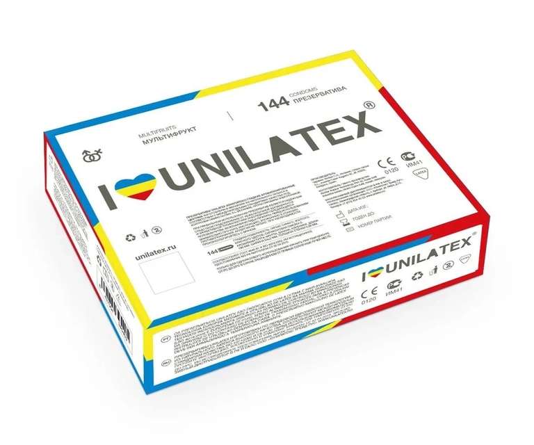 Презервативы Unilatex Multifruits, 144 шт. (по Ozon карте)