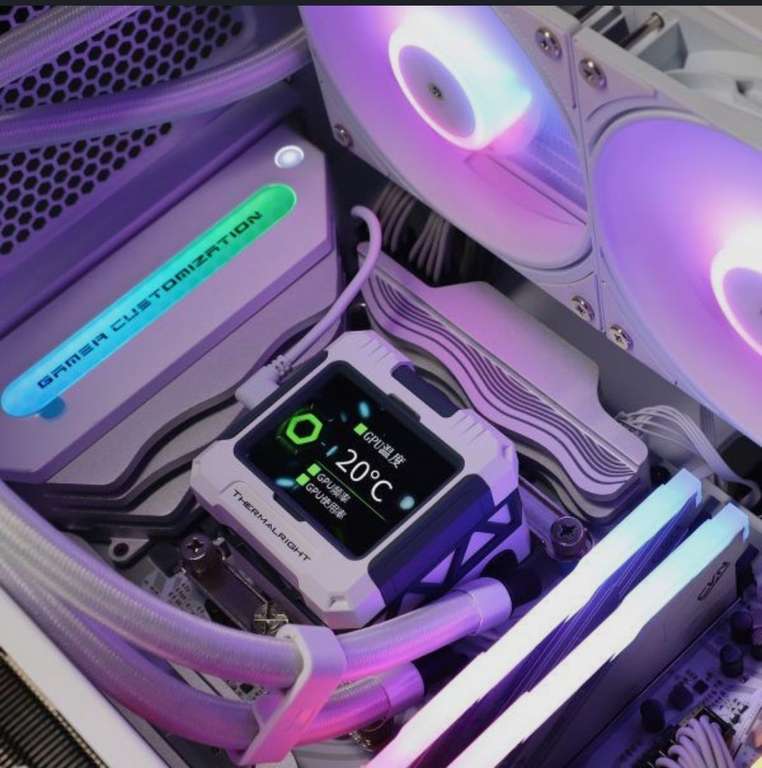 Система жидкостного охлаждения Thermalright Frozen Warframe 360 ARGB white (цена с ozon картой) (из-за рубежа)