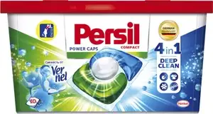 [Мск] Капсулы для стирки Persil Power Caps 4in1 Свежесть от Vernel для белого белья 10шт (Сбермаркет Виктория)