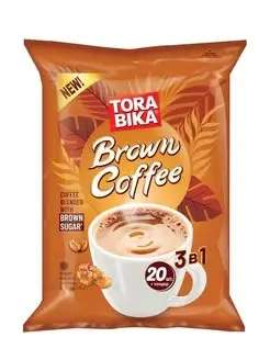 Кофейный напиток 3в1 Torabika Brown Coffee, 20 саше по 25 г, 500 г