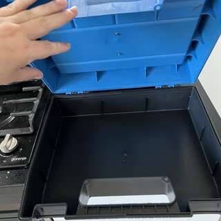 Ящик для дрели, 34х30х13 см, пластик, Bartex, пластиковый замок