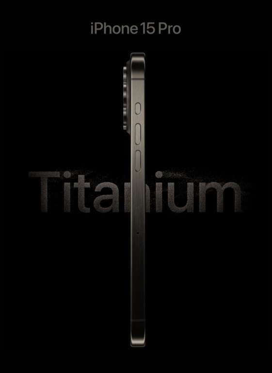 Смартфон Apple iPhone 15 Pro Max 256 Гб, nano-SIM + eSIM, Black Titanium + 44 бонусов, цена с кодом ДАША из личного кабинета