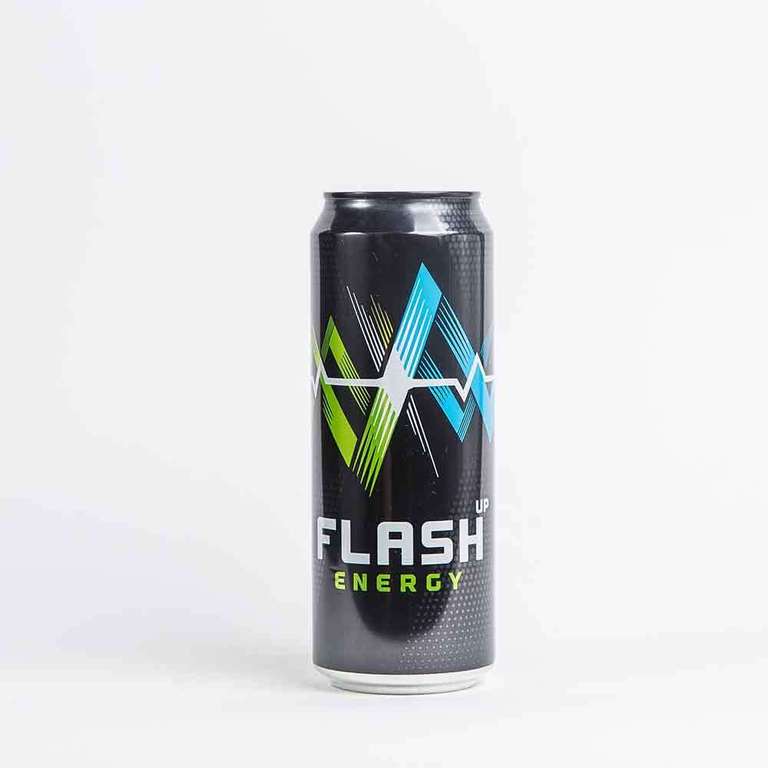Энергетический напиток Flash Up Energy, безалкогольный, газированный, 0.45 л, банка