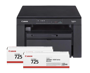 Лазерное МФУ Canon i-Sensys MF3010 bundle + 2 картриджа