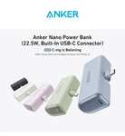 Внешний аккумулятор Anker Nano A1653 (5000 мАч, PowerIQ 3.0, USB Type-C, разные цвета)