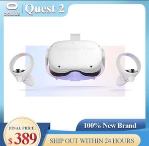 Очки виртуальной реальности Oculus Quest 2 128 GB (24647₽ через QIWI)