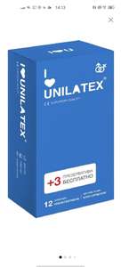 Презервативы Unilatex Natural Plain 12+3 шт, классические. + на OZON за 306р.