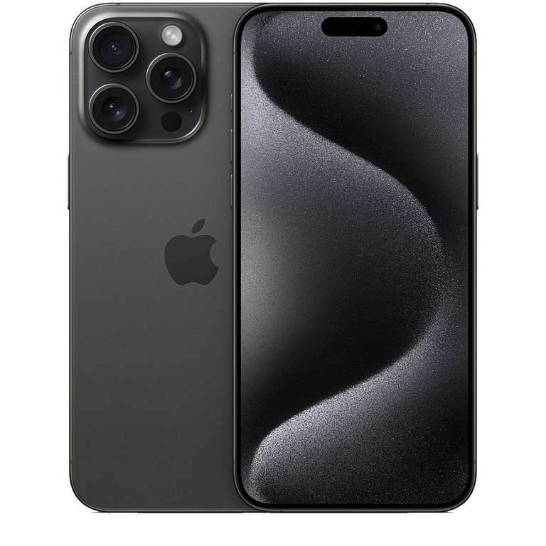 Смартфон Apple iPhone 15 Pro Max 256 Gb (nano-SIM + eSIM) Black Titanium (бонусы - 49% 73 643)