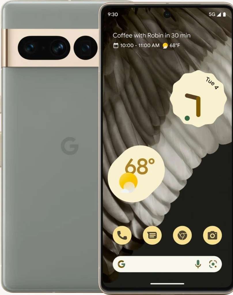 Смартфон Google Pixel 7 Pro 12/128 ореховый (цена по карте Альфа Банк,  возможно локально ЕКБ) USA, nano SIM+eSIM