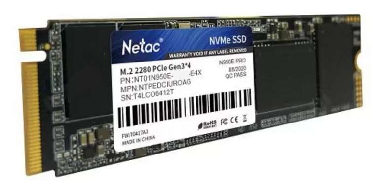 [Мск, Московская область] SSD диск Netac N950E Pro 1ТБ (NT01N950E-001T-E4X)