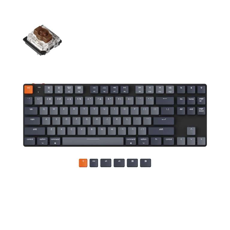 Низкопрофильная клавиатура Keychron K1 SE D, без русской раскладки с белой подсветкой (ч/з QIWI 4900₽)