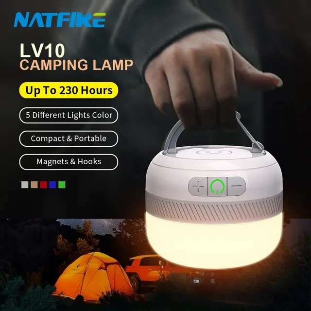 Автономный фонарь NATFIRE LV10 (до 230 часов работы от одного заряда)
