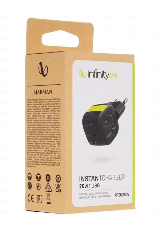 Сетевое зарядное устройство InfinityLab InstantCharger 20W 1 USB черный