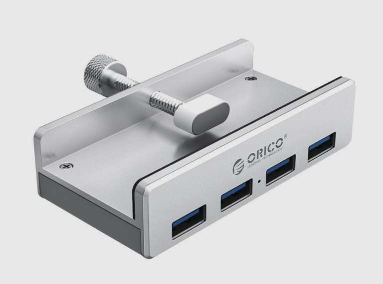 USB-концентратор (хаб) Orico с внешним питанием (цена по озон-карте, из-за рубежа)