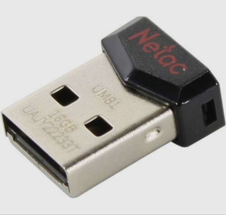 Флешка USB NETAC UM81 16ГБ, USB2.0