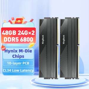 Оперативная память KingBank DDR5 24Gb x2 6800 Mhz