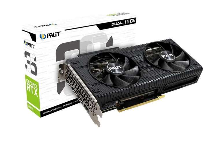 Видеокарта Palit GeForce RTX 3060 12 ГБ (цена с Озон картой)