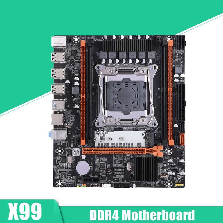 Комплект с материнской платой Kllisre X99, LGA 2011-3 Xeon E5 2640 V4 ЦП DDR4 16 Гб (2 шт. 8 ГБ) 2133 МГц цена в корзине 5384р