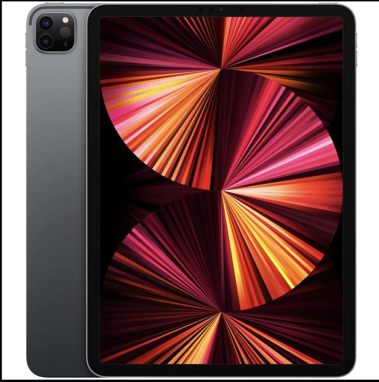 Планшет Apple iPad Pro (2021) 11" Wi-Fi 128 ГБ (MHQR3RU/A, MHQT3RU/A)