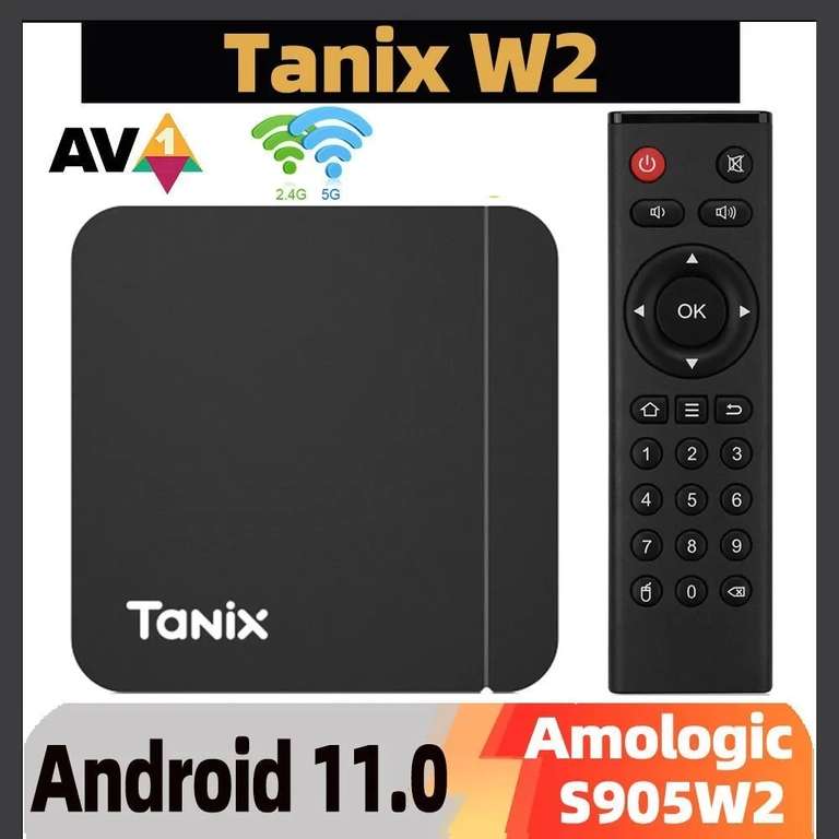 Tanix W2 Amlogic S905W2 Андроид 11.0 4Гб/ 64Гб