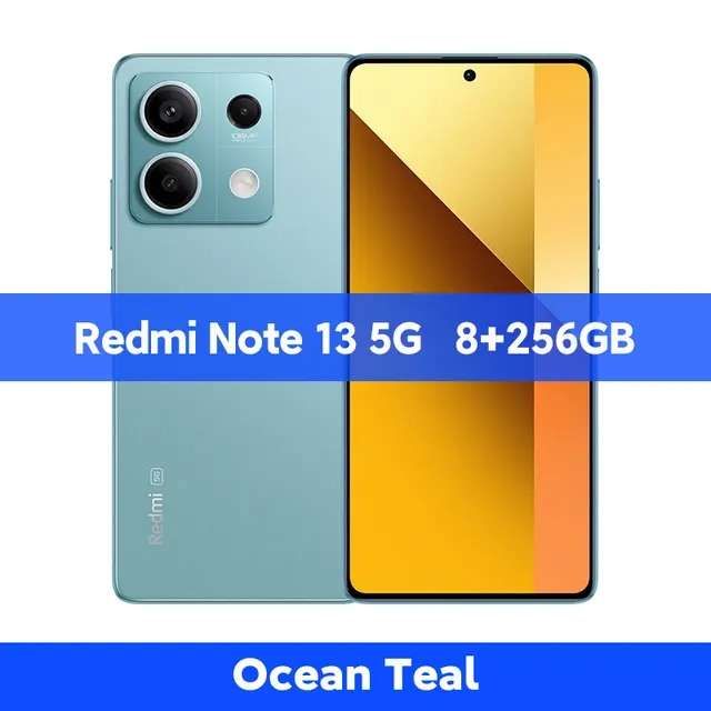 Смартфон Redmi Note 13 5G Глобал, 8/256 Гб, черный и синий