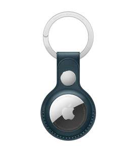 Брелок Apple для AirTag Leather Key Ring Балтийский синий (MHJ23ZM/A)