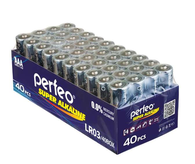 Батарейки Perfeo алкалиновые (щелочные) ААА, мизинчиковые, 40шт, 9.35₽ штука (цена с озон картой)