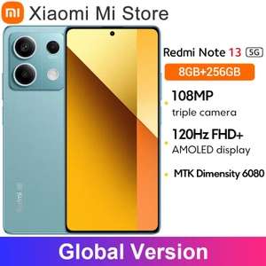 Смартфон Redmi Note 13 5G Глобал, 8/256 Гб, 3 расцветки