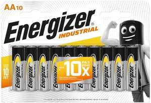 Батарейки Energizer Industrial AA-LR6, 10 шт. (149₽ с баллами)