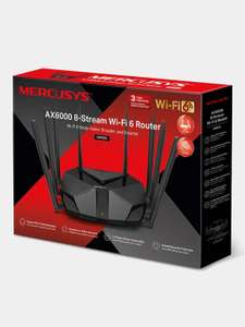 Двухдиапазонный WiFi 6 роутер Mercusys MR90X (AX6000), 6545₽ для новых пользователей