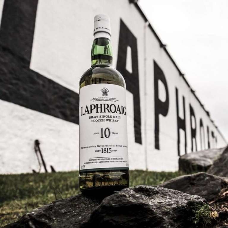 Виски Laphroaig Single Malt 10 лет 0,7 л в ПУ