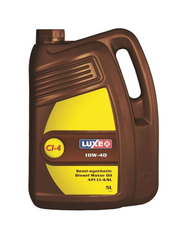 Полусинтетическое моторное масло LUXE Diesel 10W-40, 5 л