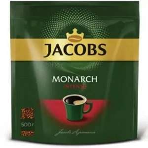 Кофе растворимый "Jacobs Monarch Intense" натуральный сублимированный 500 г