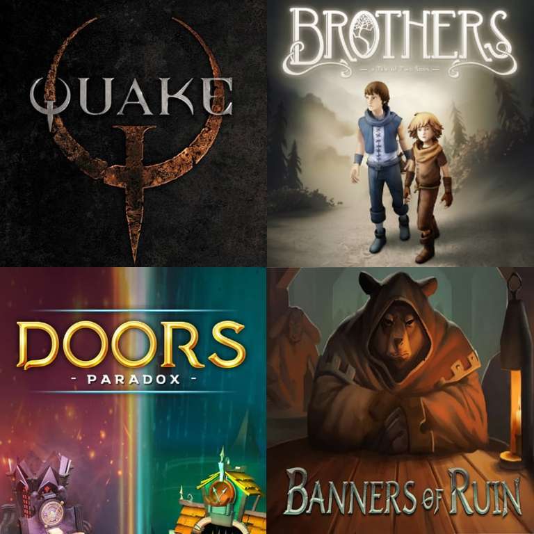 [PC] Prime Gaming Декабрь: Quake, Brothers a Tale of two Sons, Spinch, Doors Paradox und Banners of Ruin