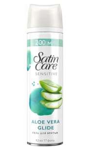 Гель для бритья Gillette Satin Care Sensitive Skin с алоэ вера 200 ml