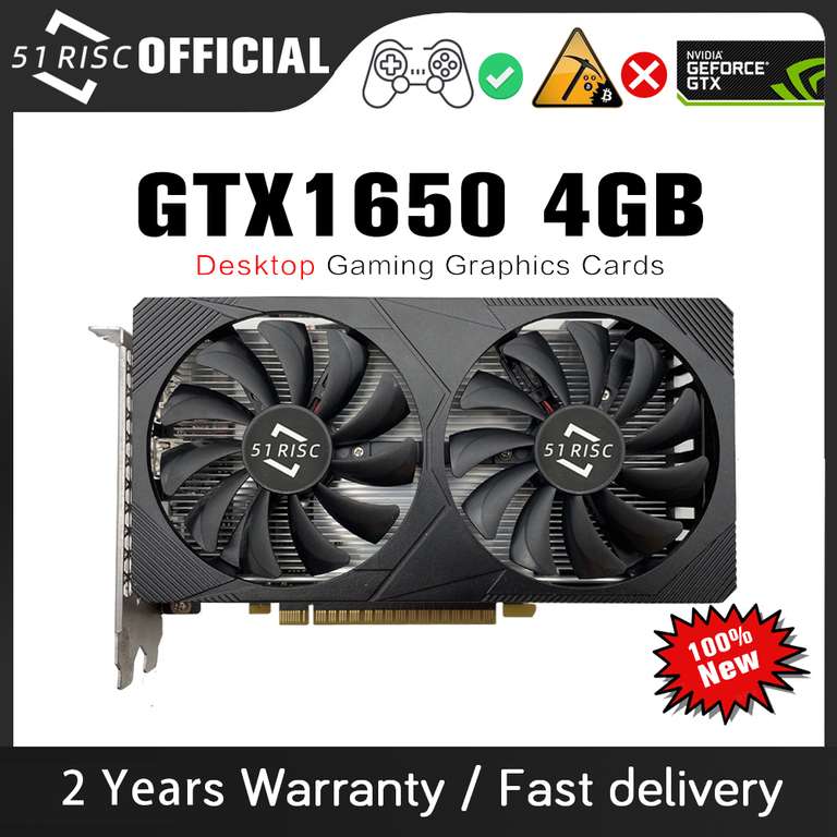 Видеокарта 51RISC GeForce GTX1650, 4 Гб (gddr5)