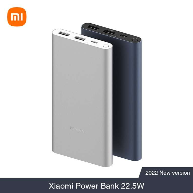 Внешний аккумулятор Xiaomi Power Bank 3, 10000 mAh (22.5W, QC 3.0, Type-C)