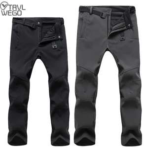 Теплые зимние мужские брюки для повседневного ношения TRVLWEGO